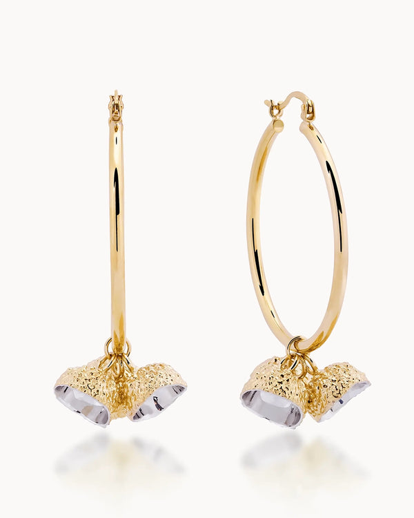 14K Gold Acorn Earrings | Erdem Akan X Runda