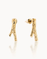 14K Gold Tree Branch Earrings | Erdem Akan X Runda