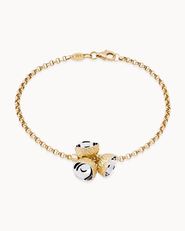 14K Gold Acorn Bracelet | Erdem Akan X Runda