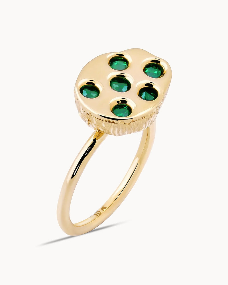 14K Gold Plated Seeds Ring | Erdem Akan X Runda