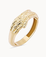 14K Gold Cortice Unisex Ring | Erdem Akan X Runda