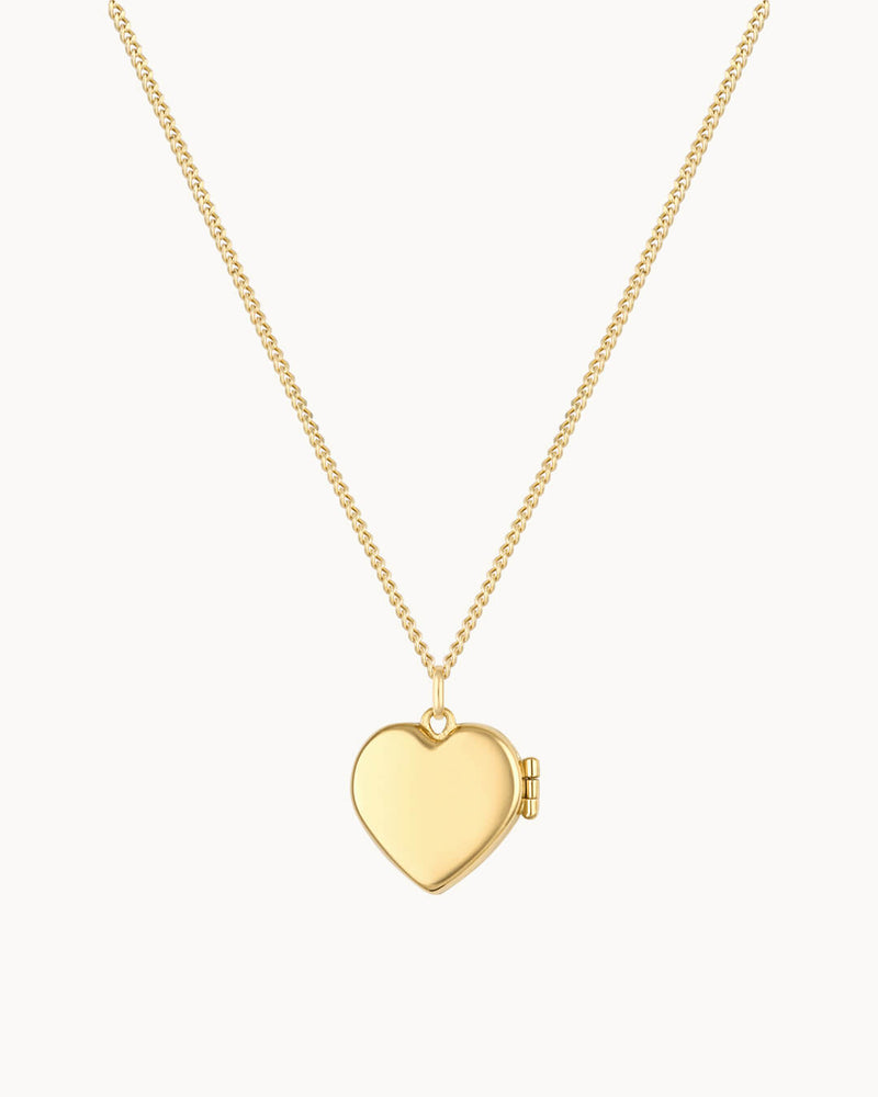 14K Solid Gold The Infinite Love Locket Necklace