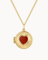 14K Solid Gold The Timeless Love Locket Necklace