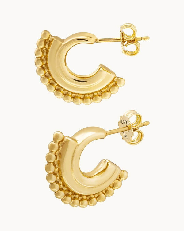 Justice Sun 14K Gold Earrings