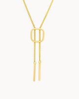 Open Composition 14K Gold Necklace