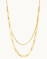 Fragments of Nature 14K Gold Necklace