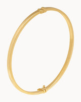 Exterior Border 14K Gold Bracelet