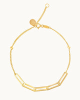 14K Gold Nested Loop Bracelet