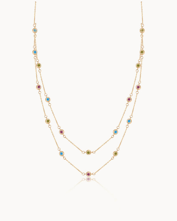 14K Gold Beginning Necklace