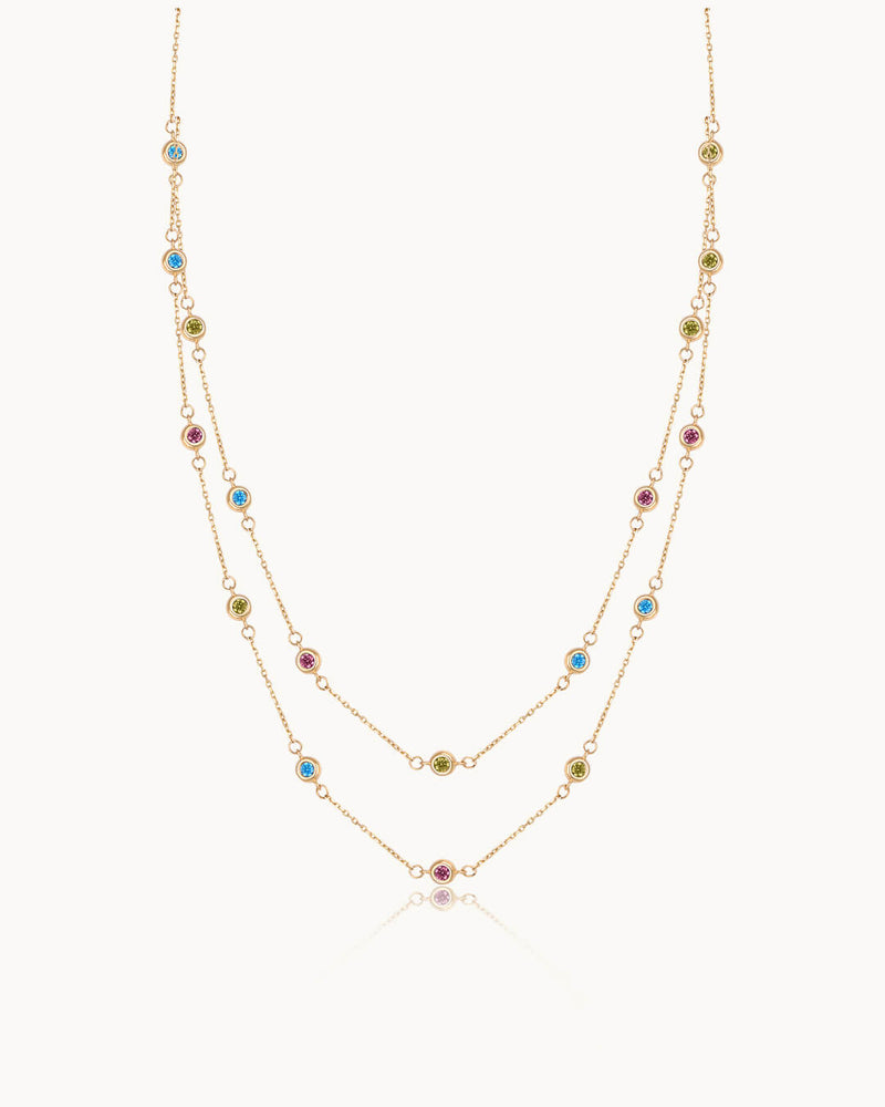 14K Gold Beginning Necklace