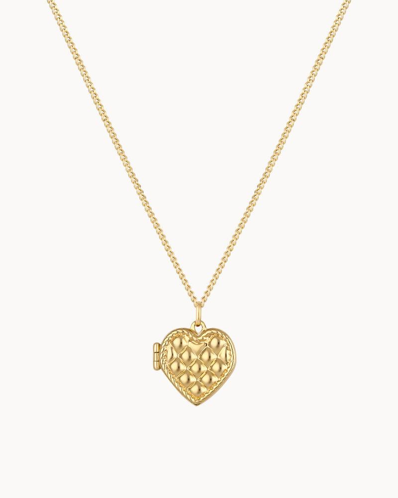 14K Solid Gold The Secret Locket Necklace