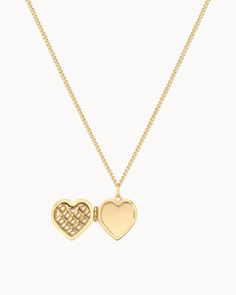 14K Solid Gold The Secret Locket Necklace