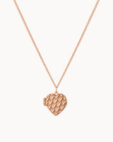 14K Solid Gold The Secret Rose Gold Locket Necklace