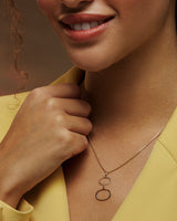 Amorphous 14K Gold Necklace