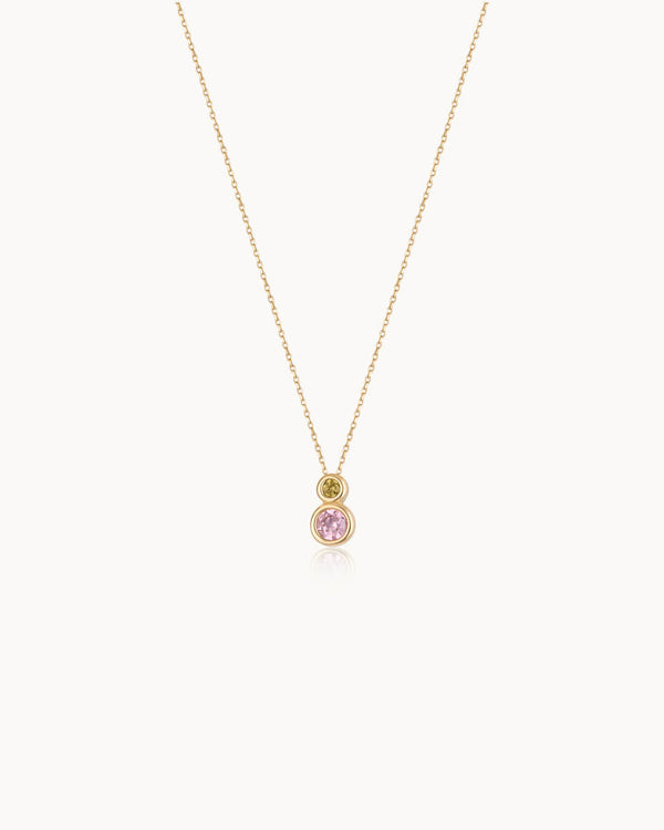 14K Gold Mimosa Necklace