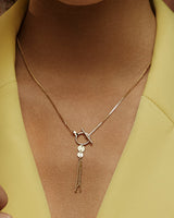 Complementary Contrast 14K Gold Necklace