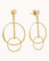 Ethnic Harmony 14K Gold Earrings