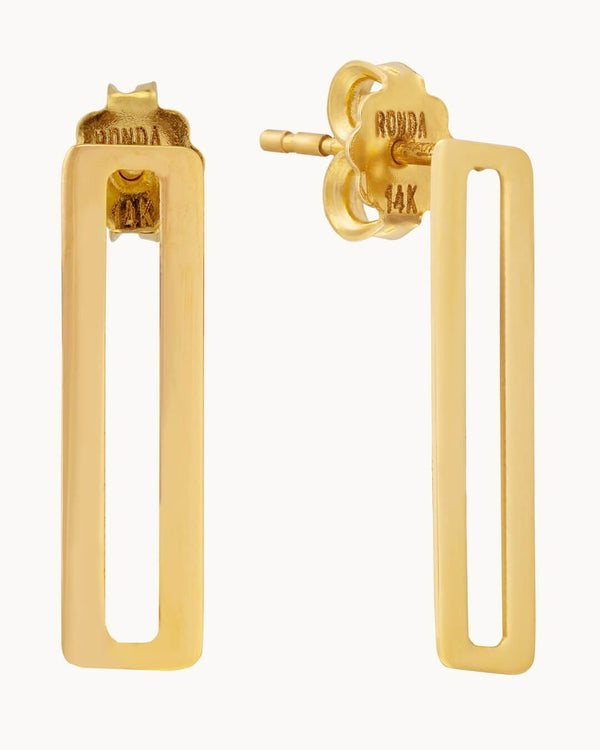 Dynamism 14K Gold Earrings