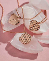 14K Solid Gold The Secret Rose Gold Locket Necklace