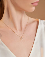 14K Gold Valor Natural Pearl Chain Necklace