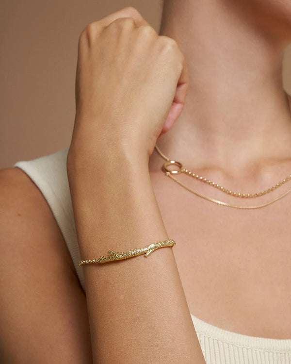 14K Gold Tree Branch Chain Bracelet | Erdem Akan X Runda