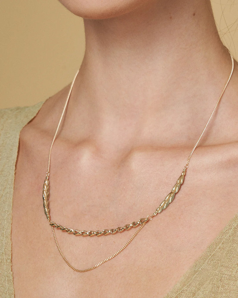 14K Gold Succulent Chain Necklace | Erdem Akan X Runda