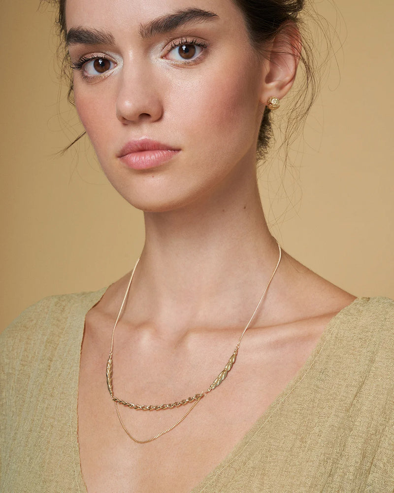 14K Gold Succulent Chain Necklace | Erdem Akan X Runda