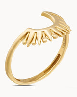 Energetic Sun 14K Gold Ring